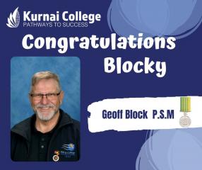 91Ƶ Congratulates Geoff Block PSM